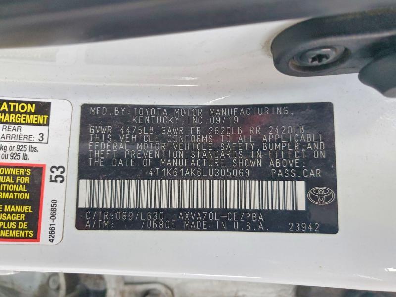 2020 Toyota Camry xse