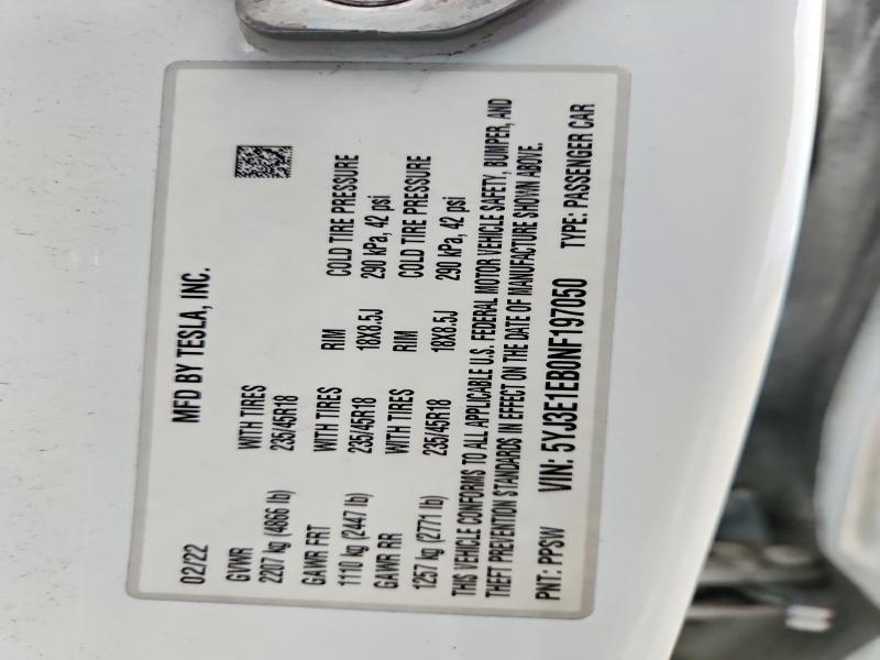 2022 Tesla Model 3