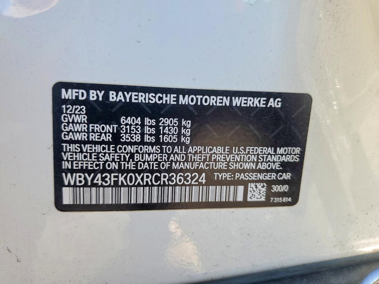 2024 BMW I5 M60