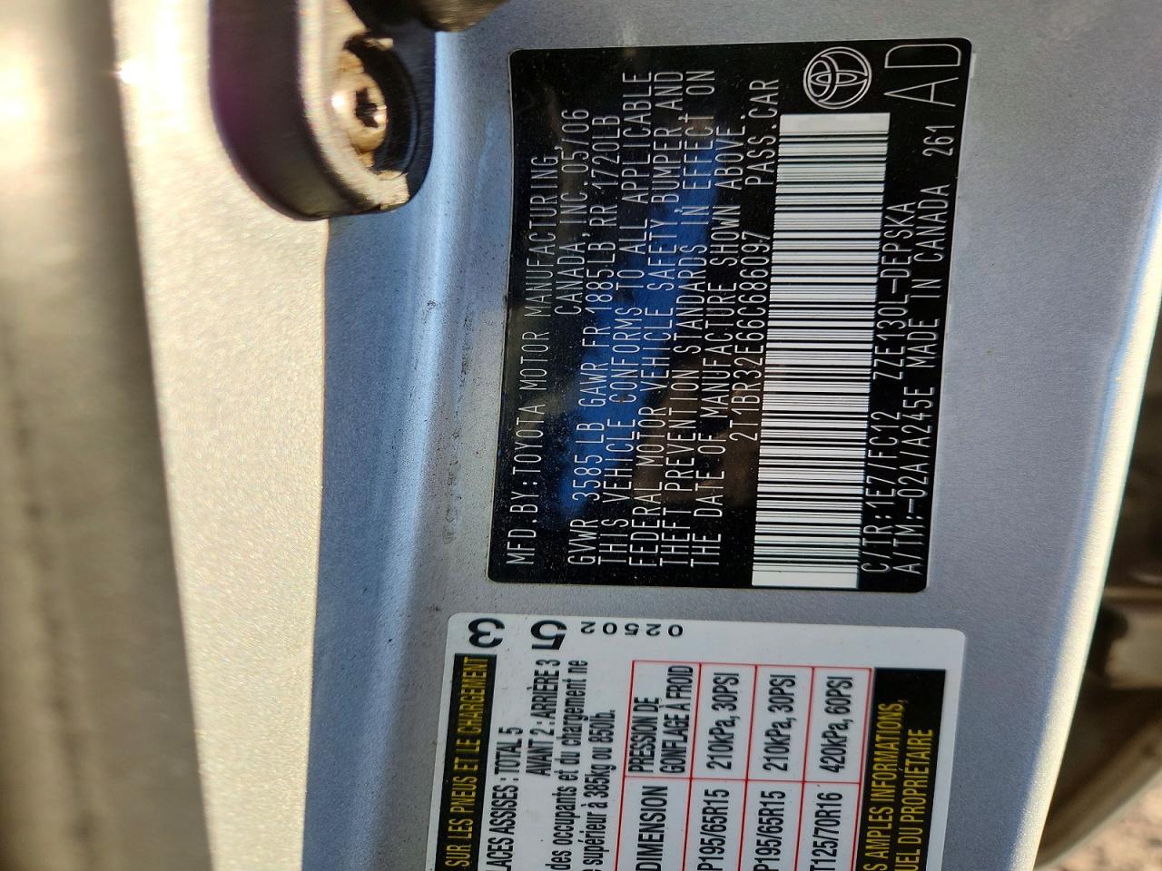 2006 Toyota Corolla ce
