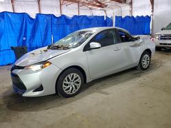 Toyota Corolla salvage cars for sale: 2018 Toyota Corolla l