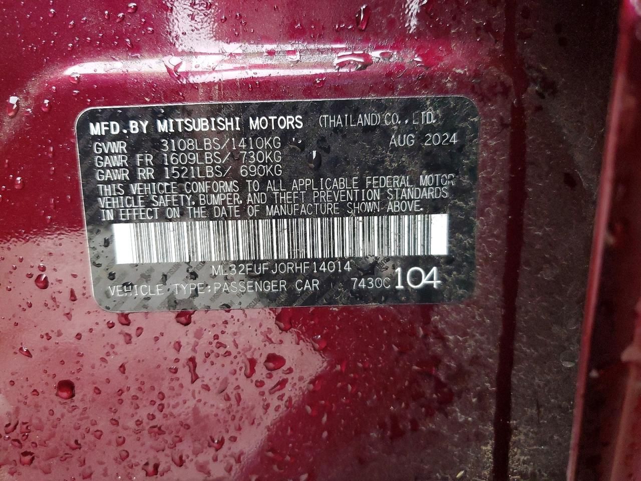 2024 Mitsubishi Mirage G4 es