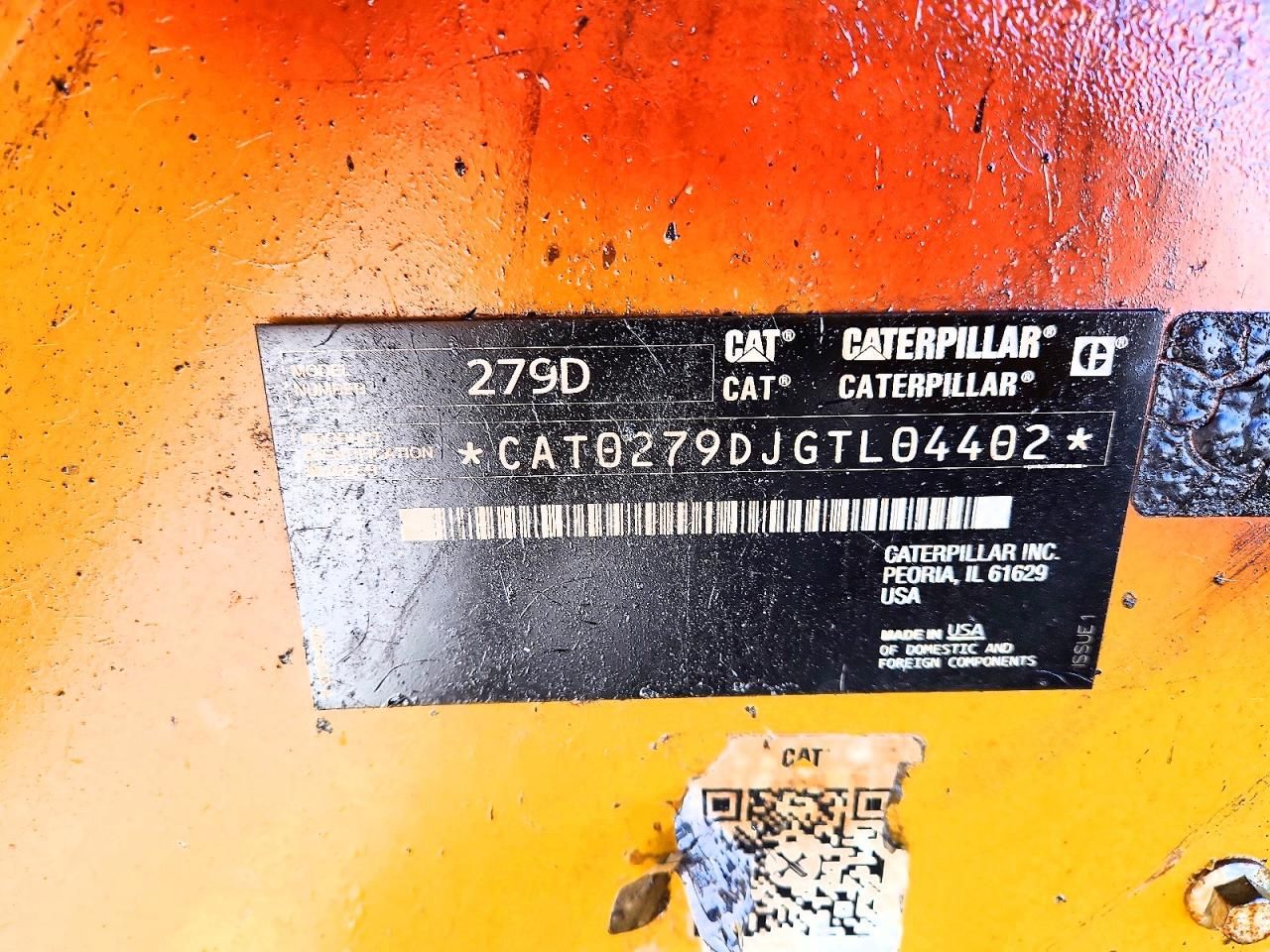 2015 Caterillar 2015 Caterpillar 279D Tracked Skid Steer Loader