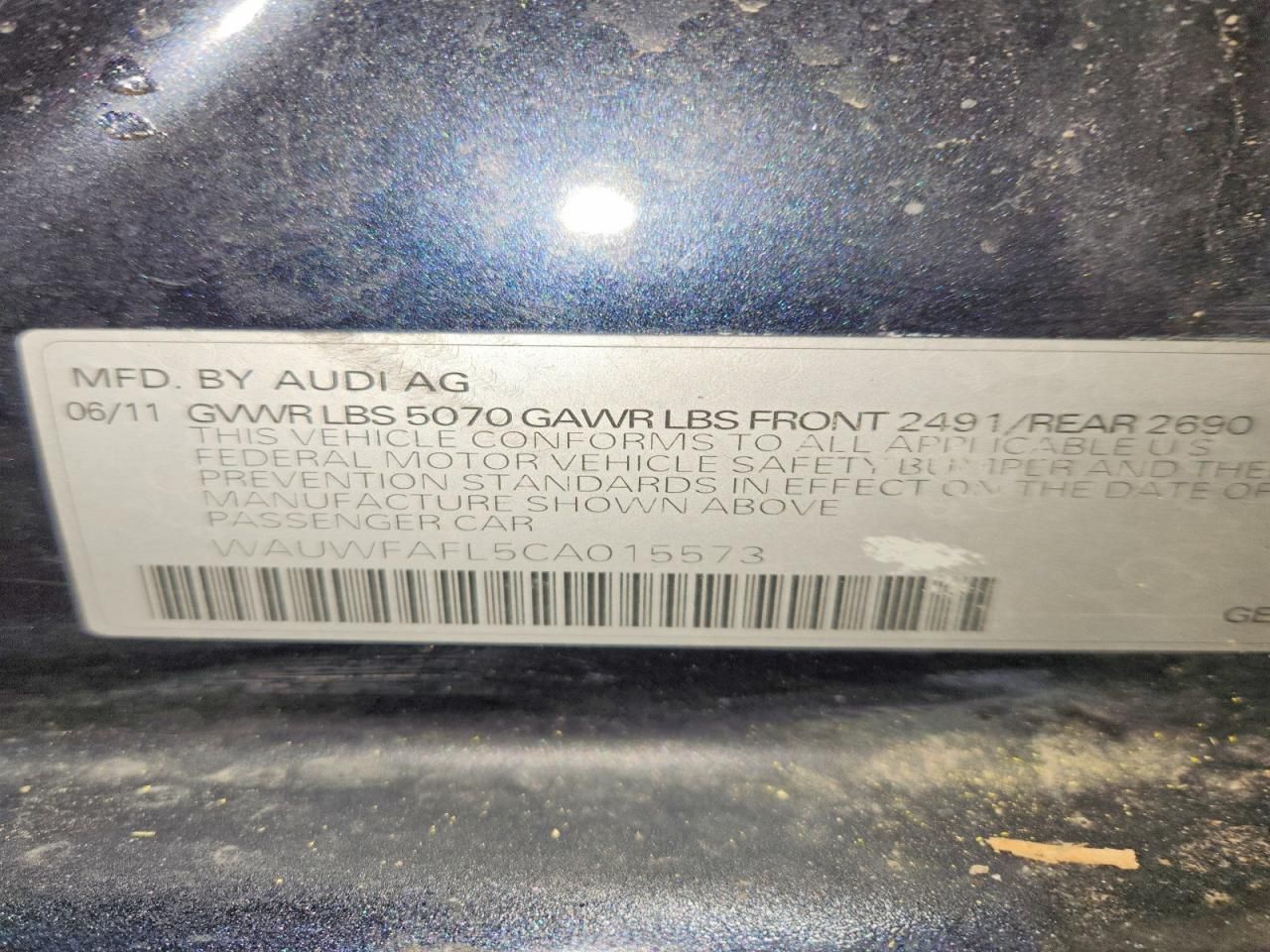 2012 Audi A4 Premium Plus