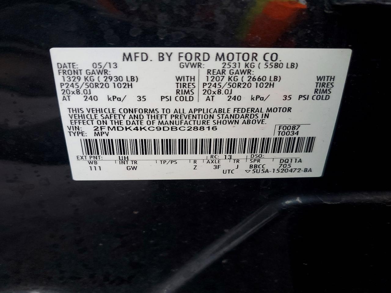 2013 Ford Edge Limited