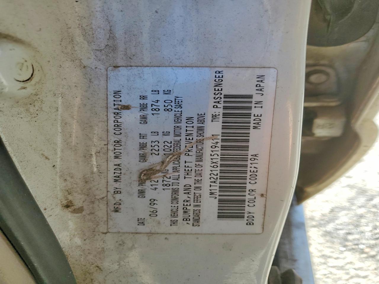 1999 Mazda Millenia