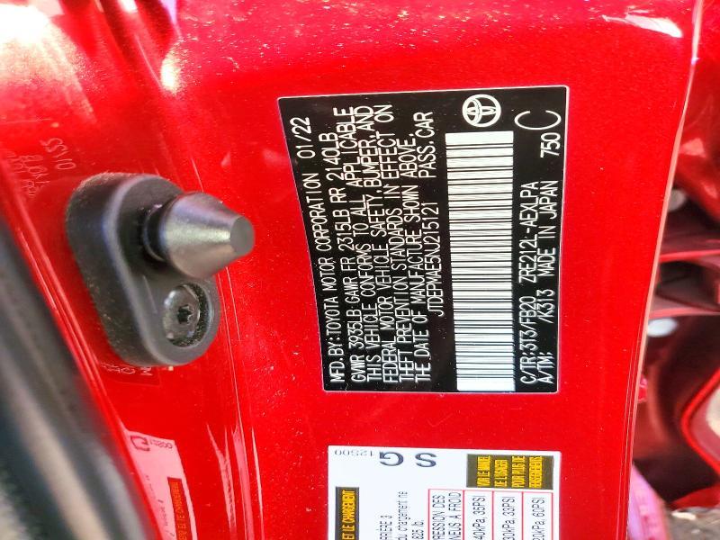 2022 Toyota Corolla le