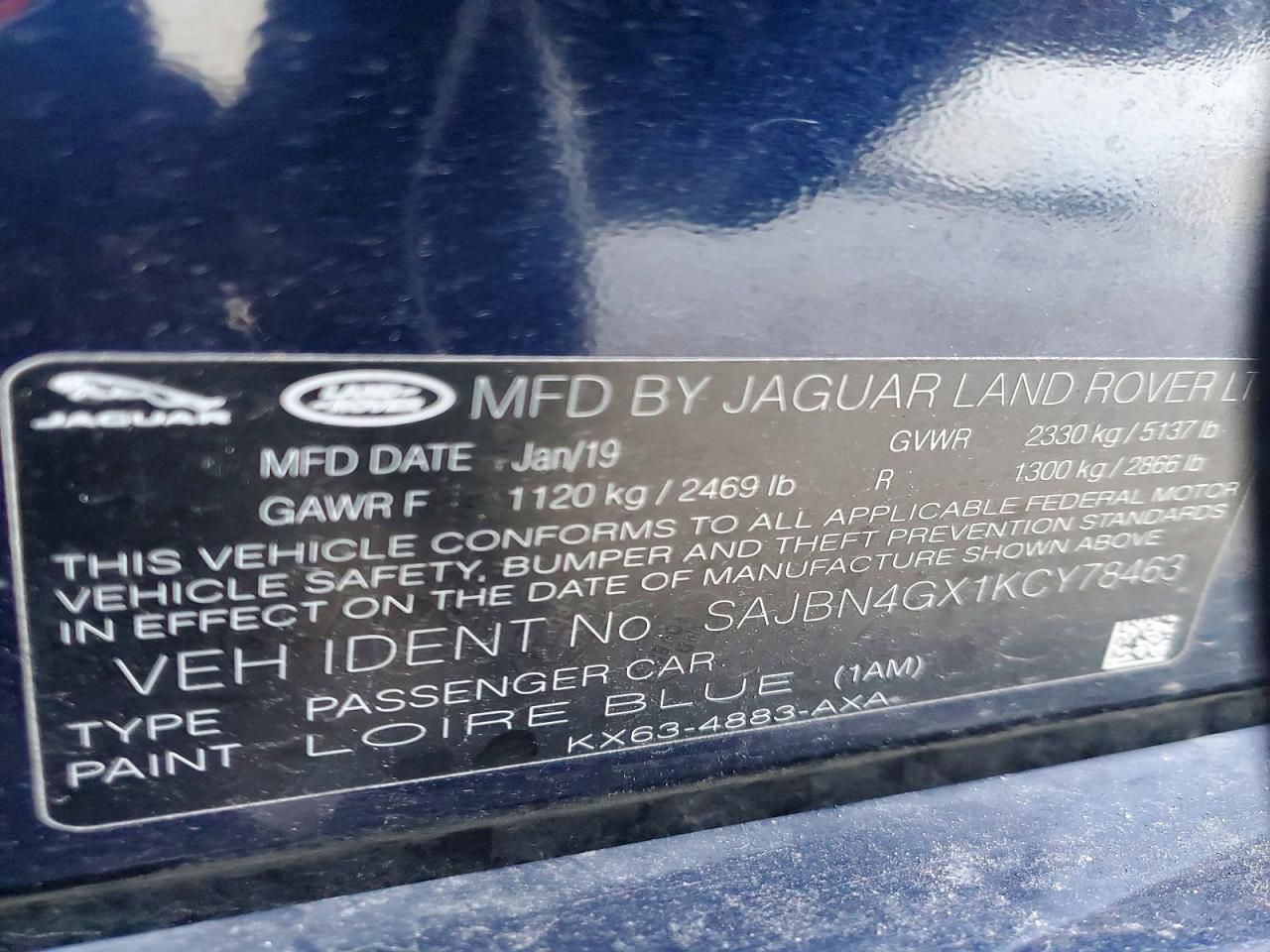 2019 Jaguar Xf Portfolio