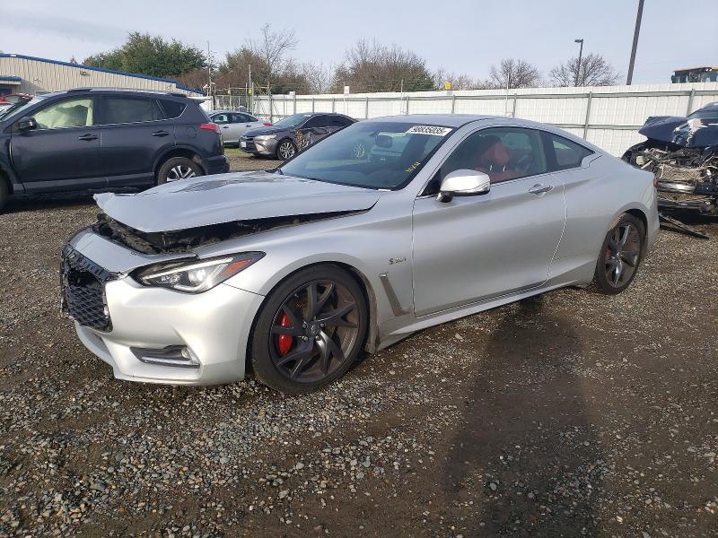 2017 Infiniti Q60 red Sport 400