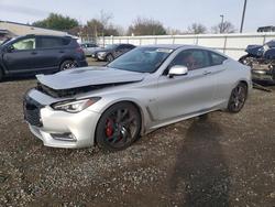 Infiniti q60 salvage cars for sale: 2017 Infiniti Q60 red Sport 400