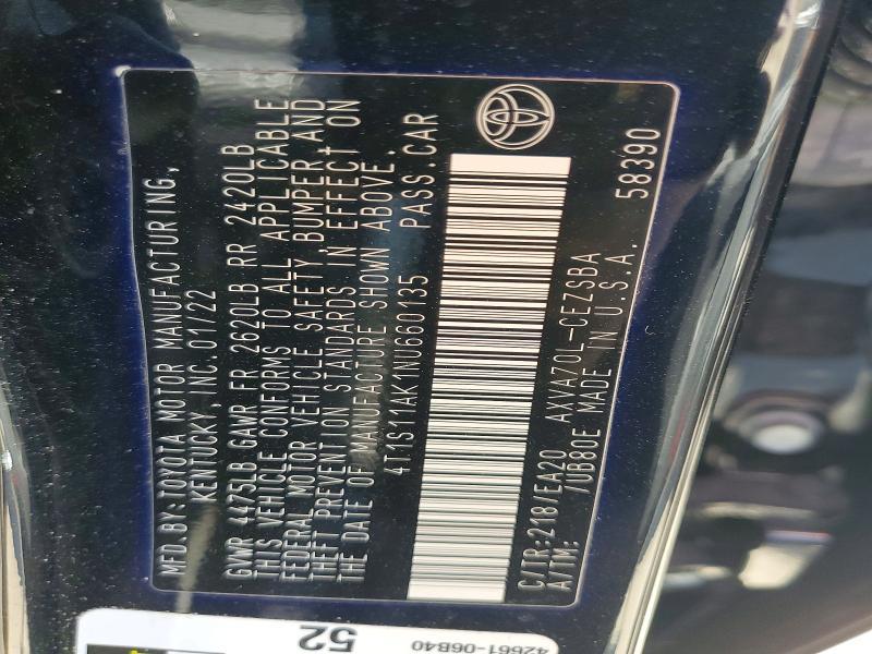 2022 Toyota Camry Night Shade