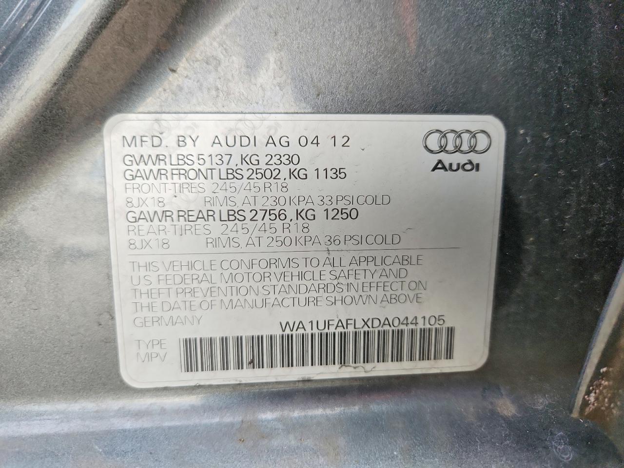 2013 Audi A4 Allroad Premium Plus