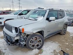 Jeep salvage cars for sale: 2016 Jeep Renegade Limited