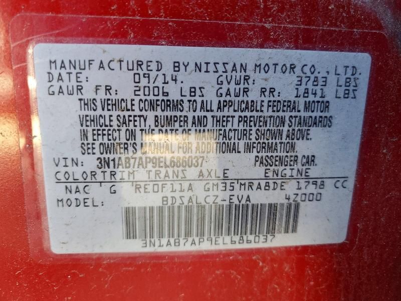 2014 Nissan Sentra s