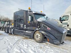 Salvage trucks for sale at Kansas City, KS auction: 2020 Peterbilt 2020 Pntw 579-Semi Truck