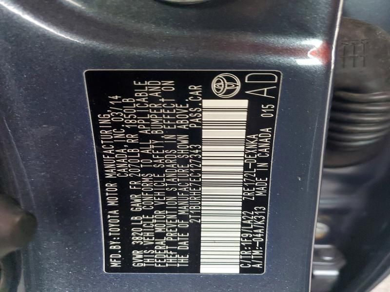 2014 Toyota Corolla l