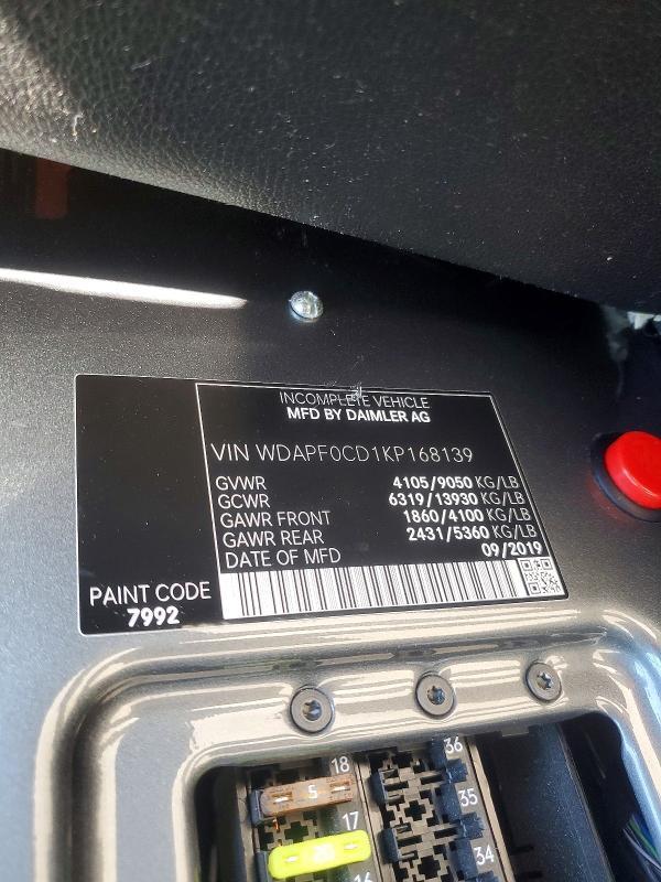 2019 Mercedes-Benz Sprinter 2500/3500