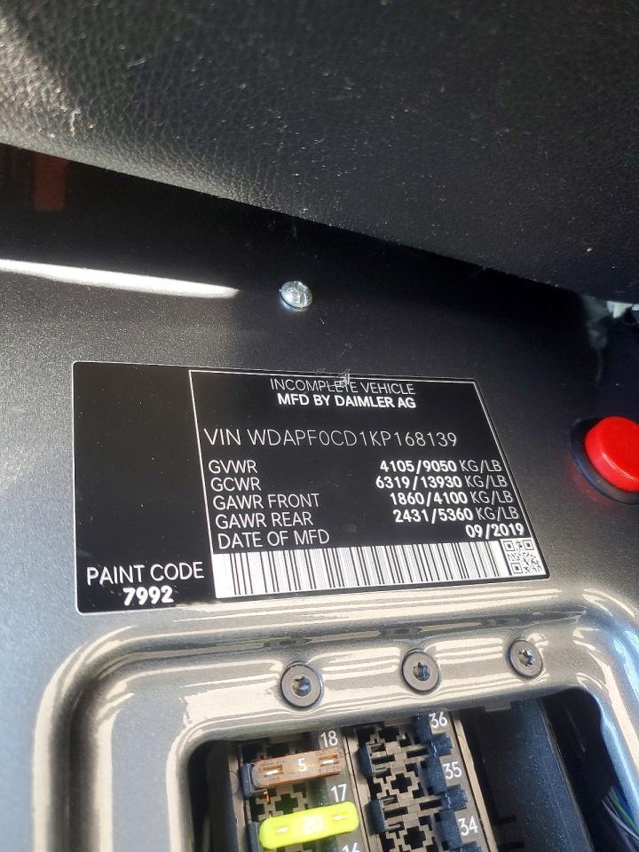 2019 Mercedes-Benz Sprinter 2500/3500