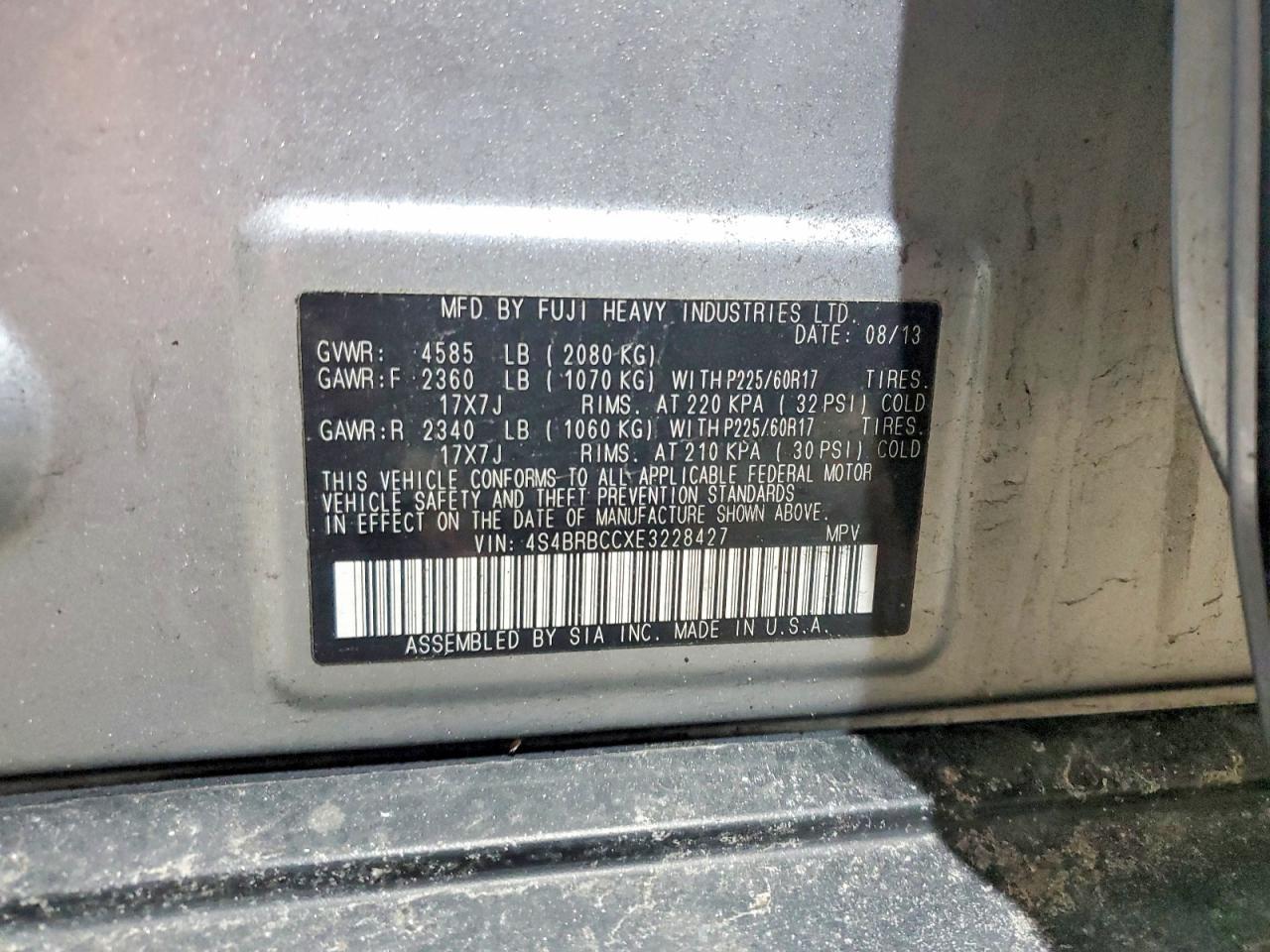 2014 Subaru Outback 2.5i Premium
