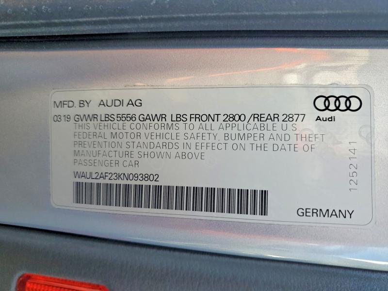 2019 Audi A6 Premium Plus