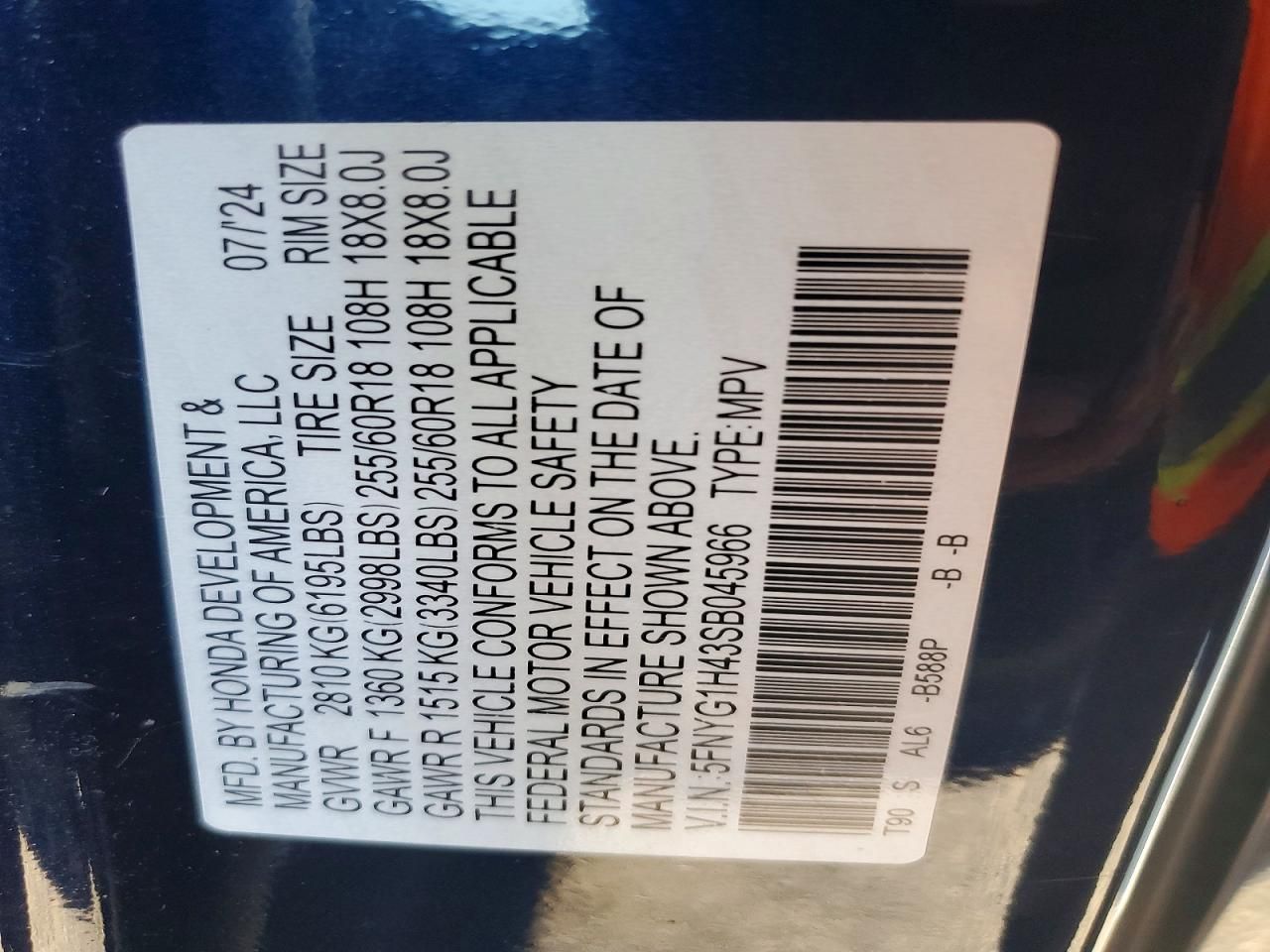 2025 Honda Pilot exl