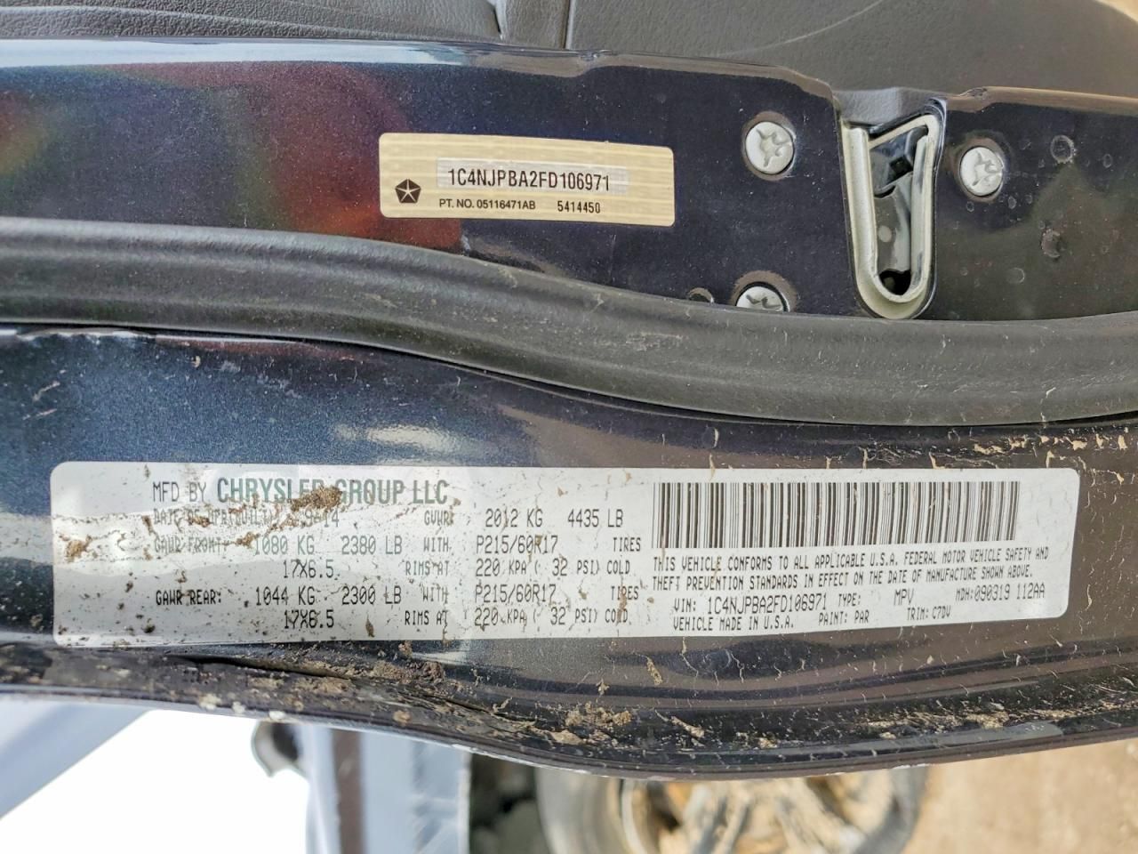 2015 Jeep Patriot Sport