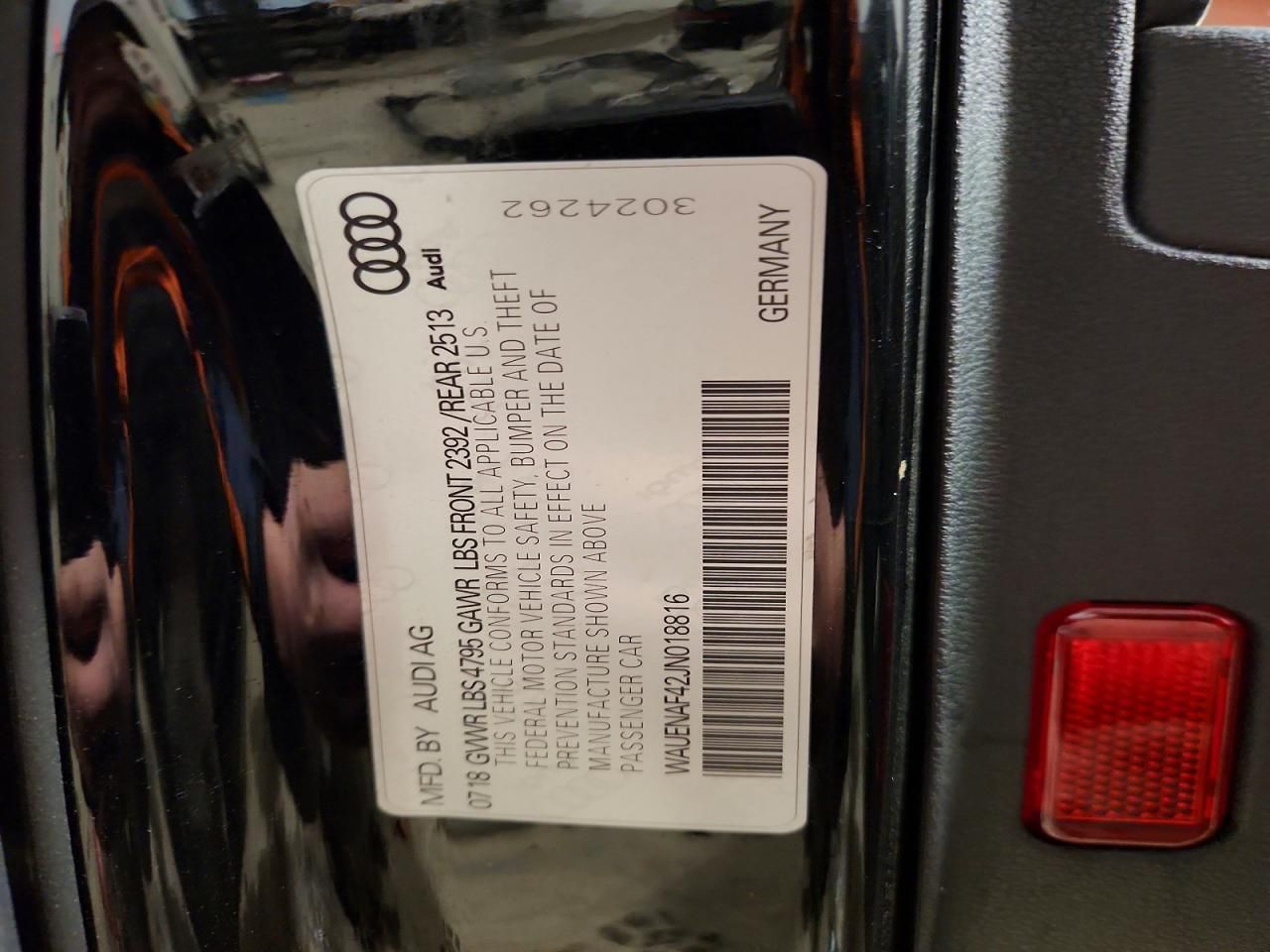 2018 Audi A4 Premium Plus