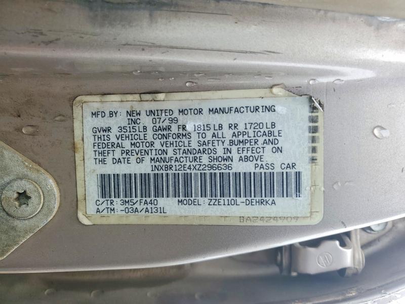 1999 Toyota Corolla ve