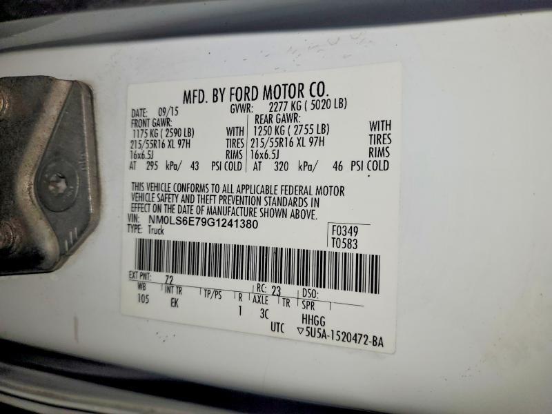 2016 Ford Transit Connect xl