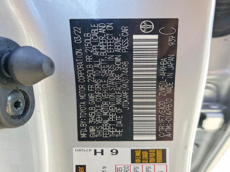 2022 Toyota Prius Nightshade