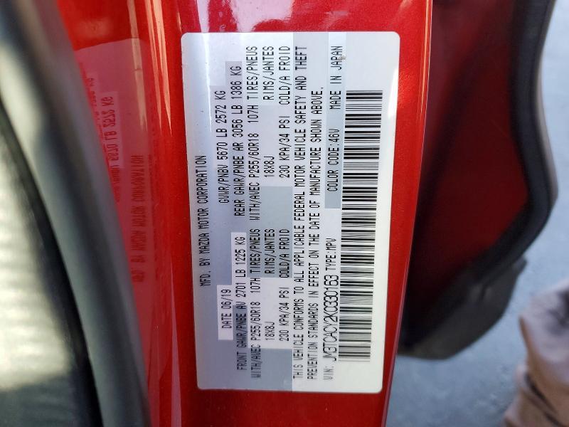 2019 Mazda Cx-9 Touring