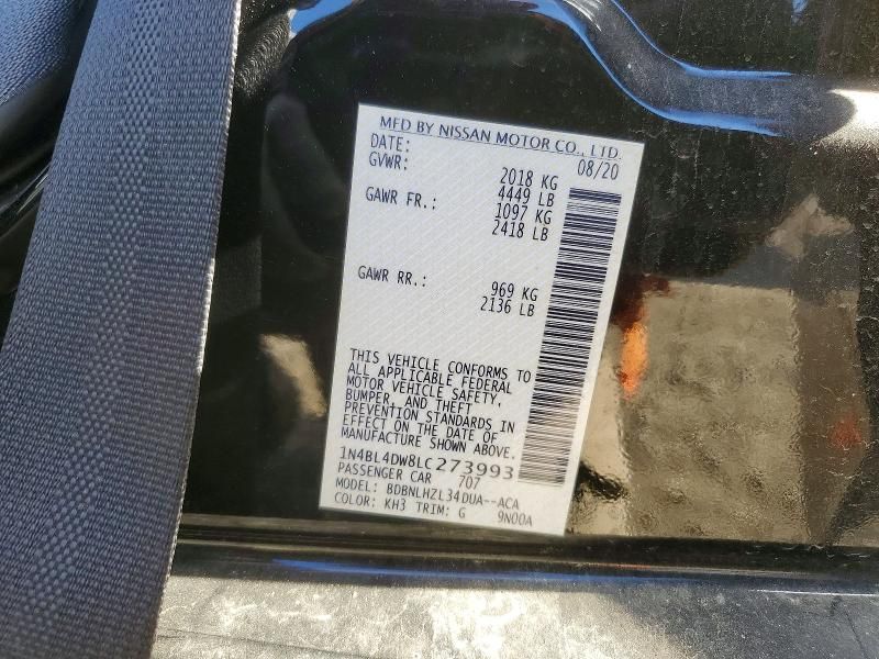 2020 Nissan Altima sv