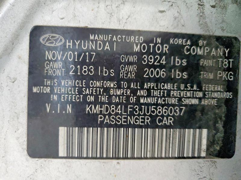 2018 Hyundai Elantra sel