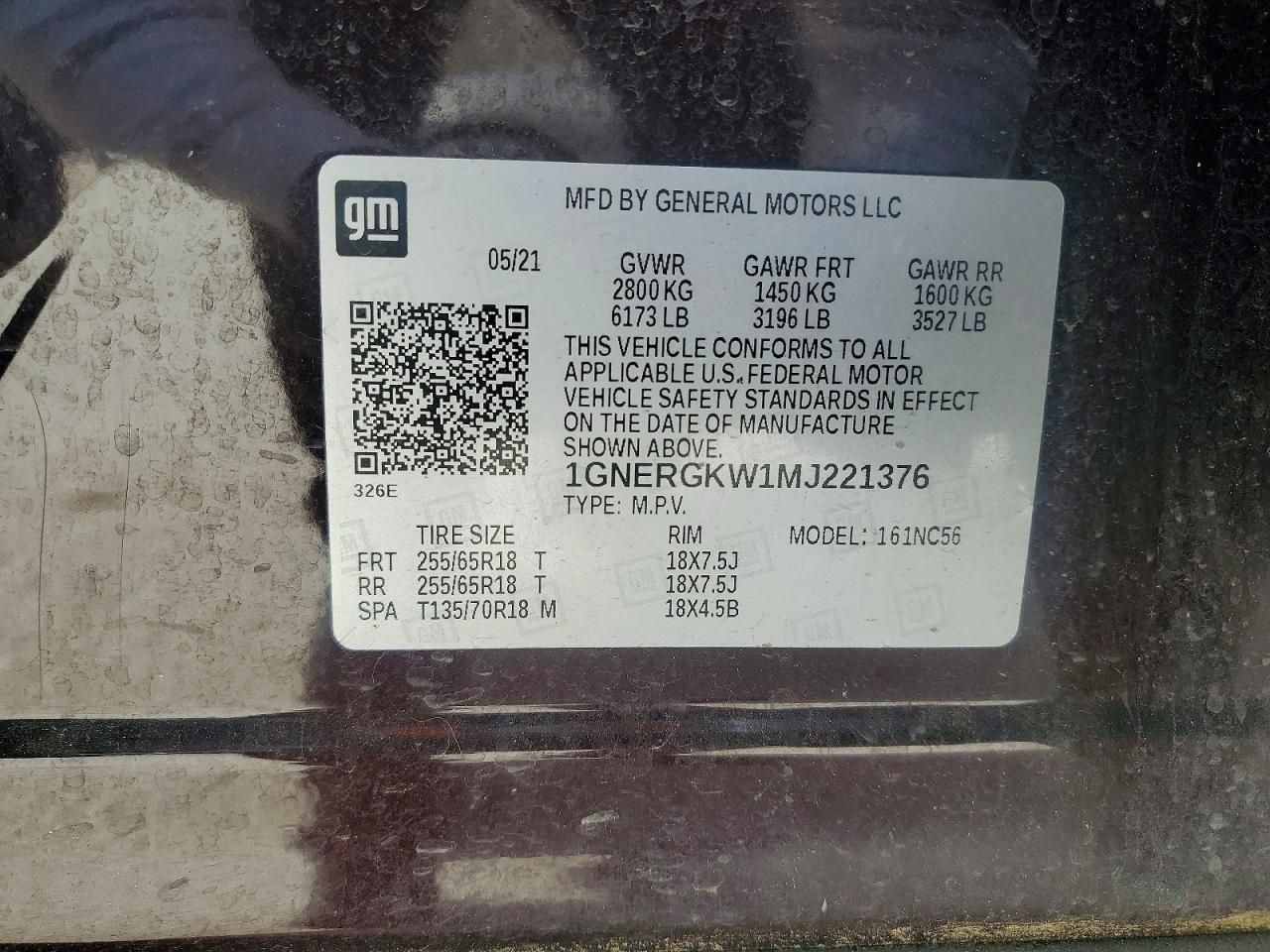 2021 Chevrolet Traverse lt