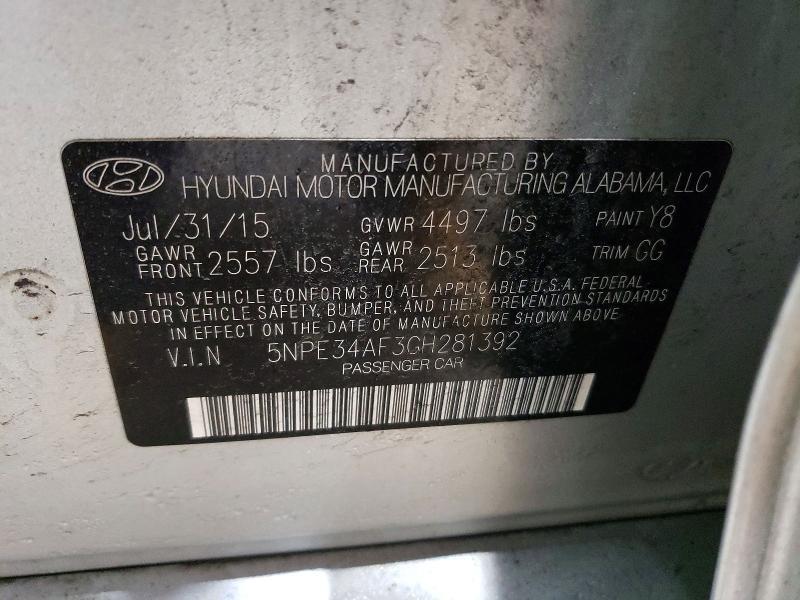 2016 Hyundai Sonata Sport