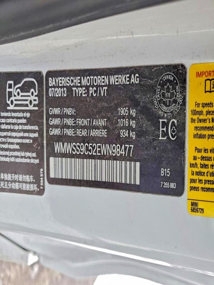 2014 Mini Cooper Paceman jcw