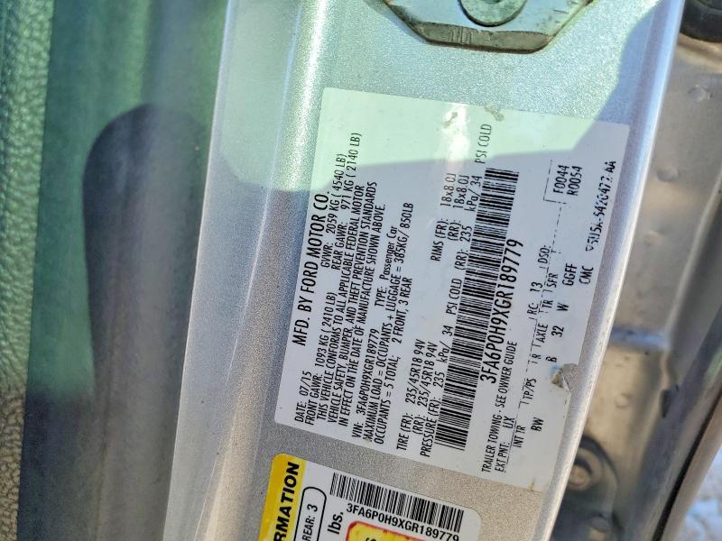 2016 Ford Fusion se
