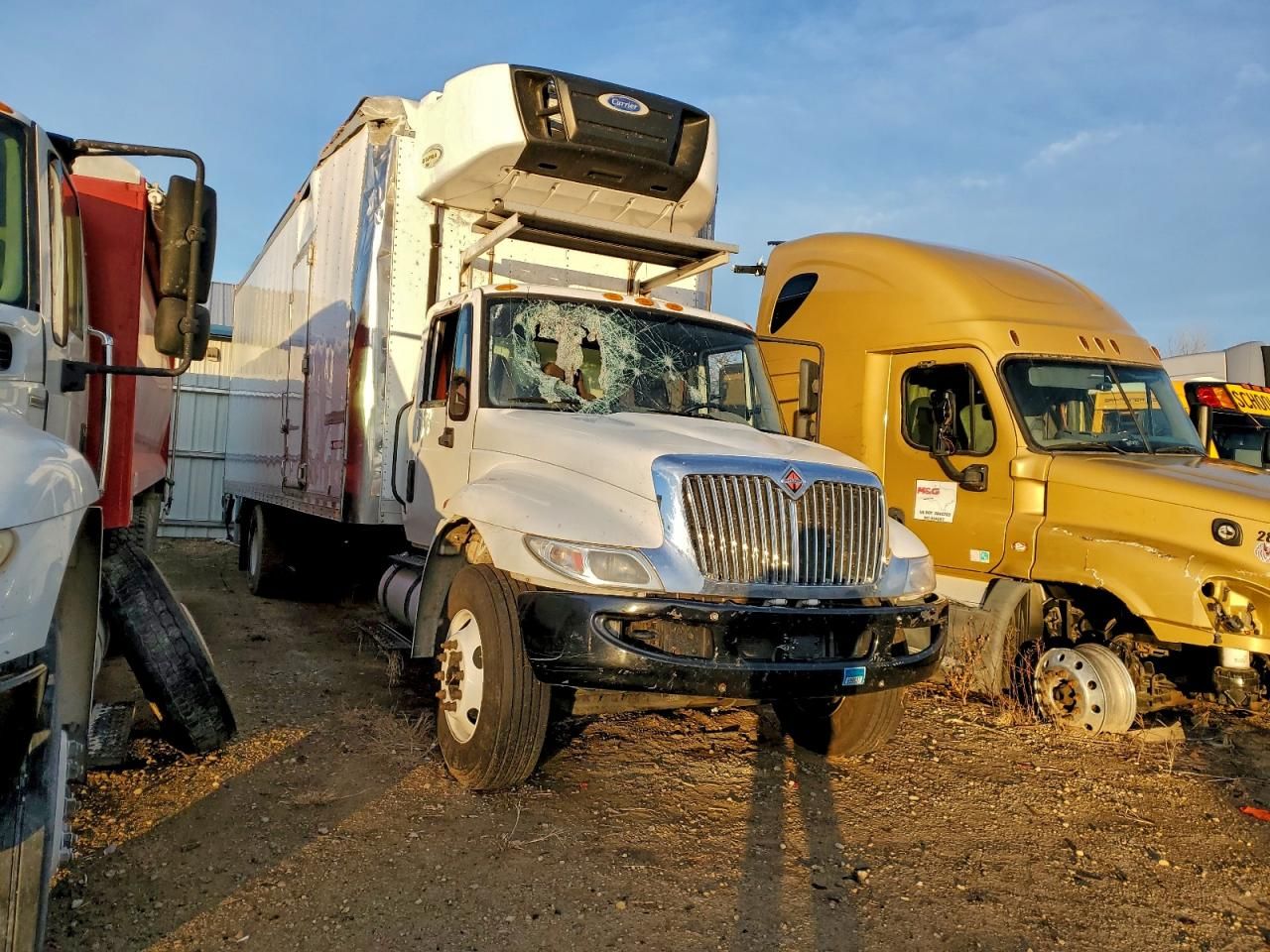 2018 International Durastar 4300 Refrigerated BOX Truck