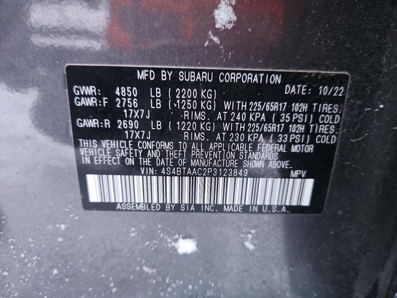 2023 Subaru Outback
