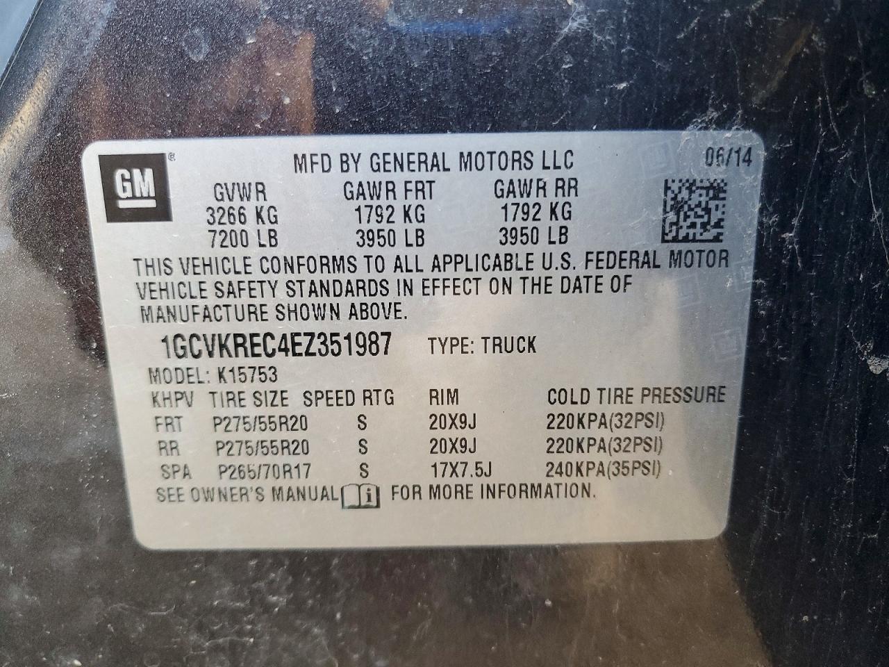 2014 Chevrolet Silverado K1500 LT