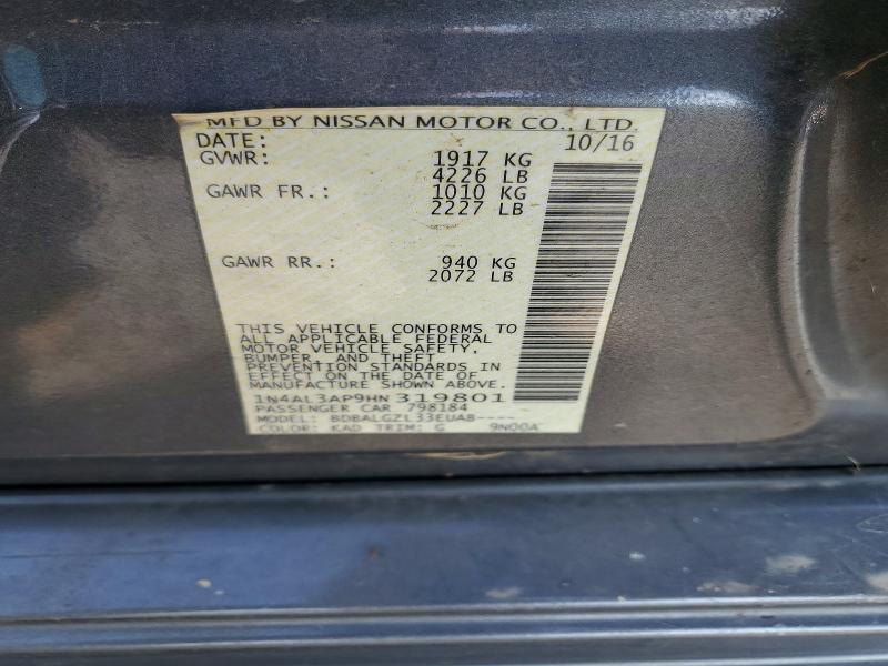 2017 Nissan Altima 2.5