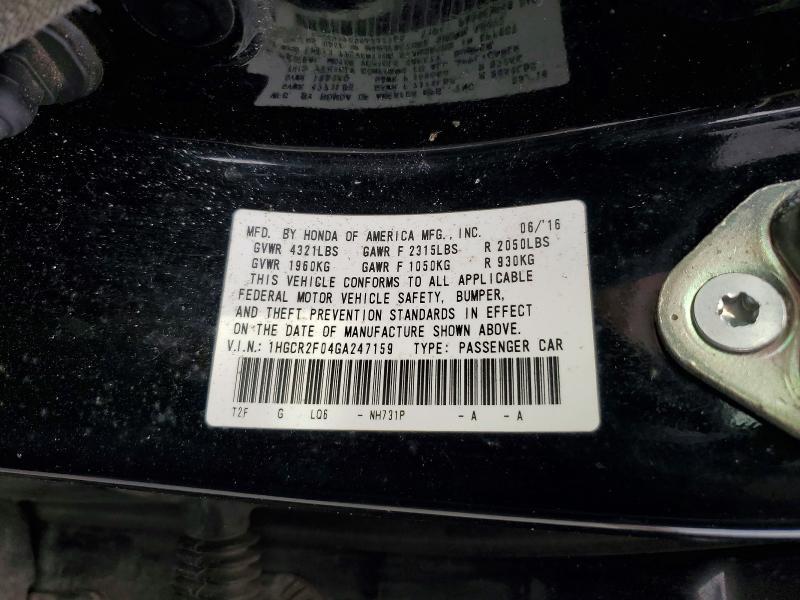 2016 Honda Accord ex