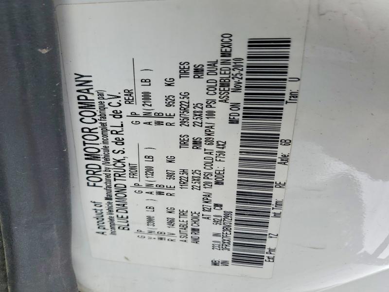 2011 Ford F750 Super Duty Bucket Truck