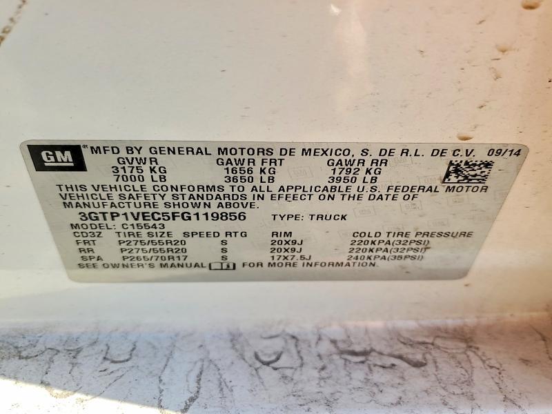 2015 GMC Sierra C1500 slt