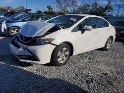 Honda salvage cars for sale: 2015 Honda Civic lx