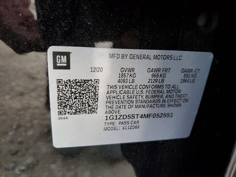 2021 Chevrolet Malibu lt