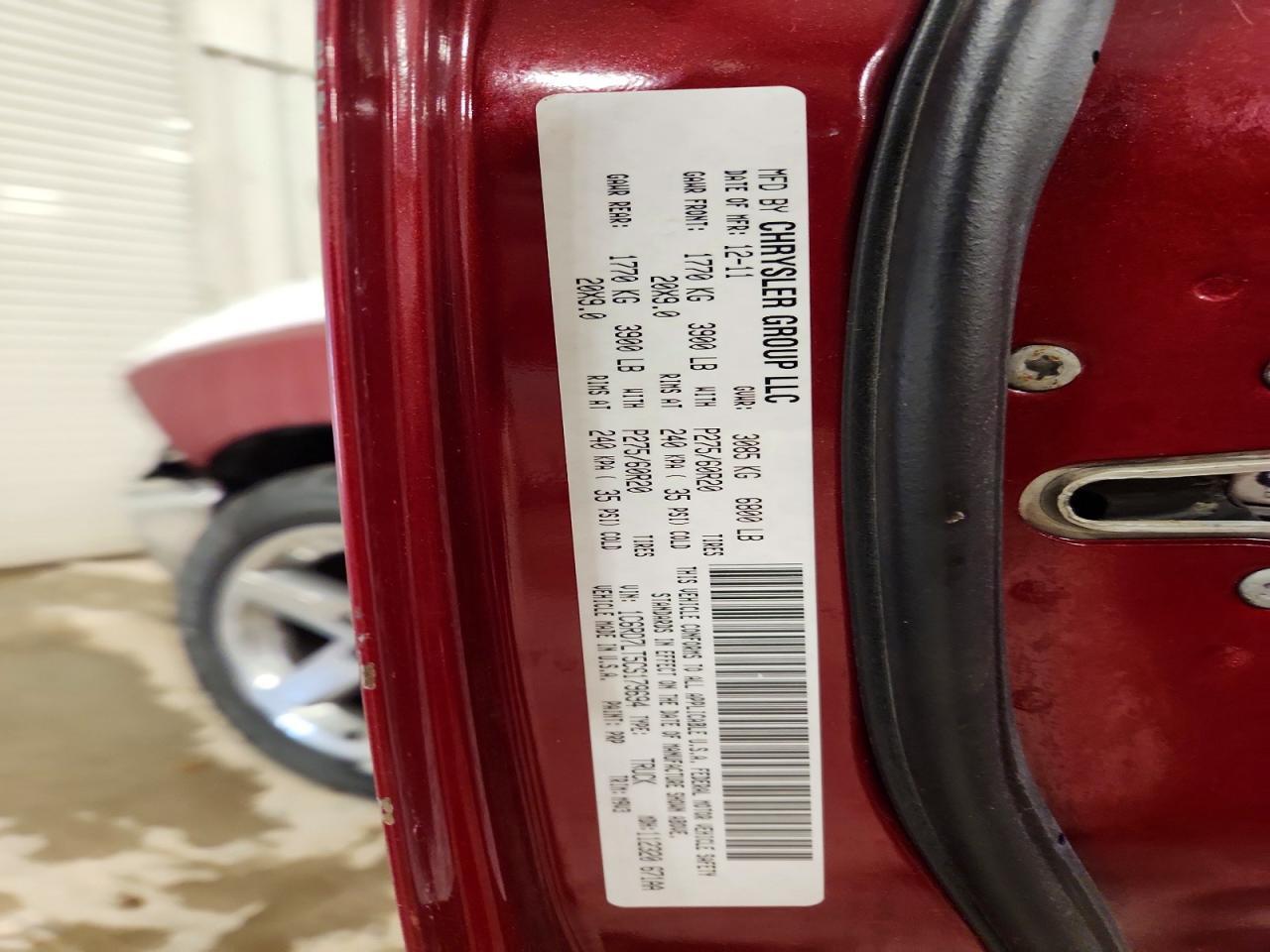2012 Dodge RAM 1500 SLT