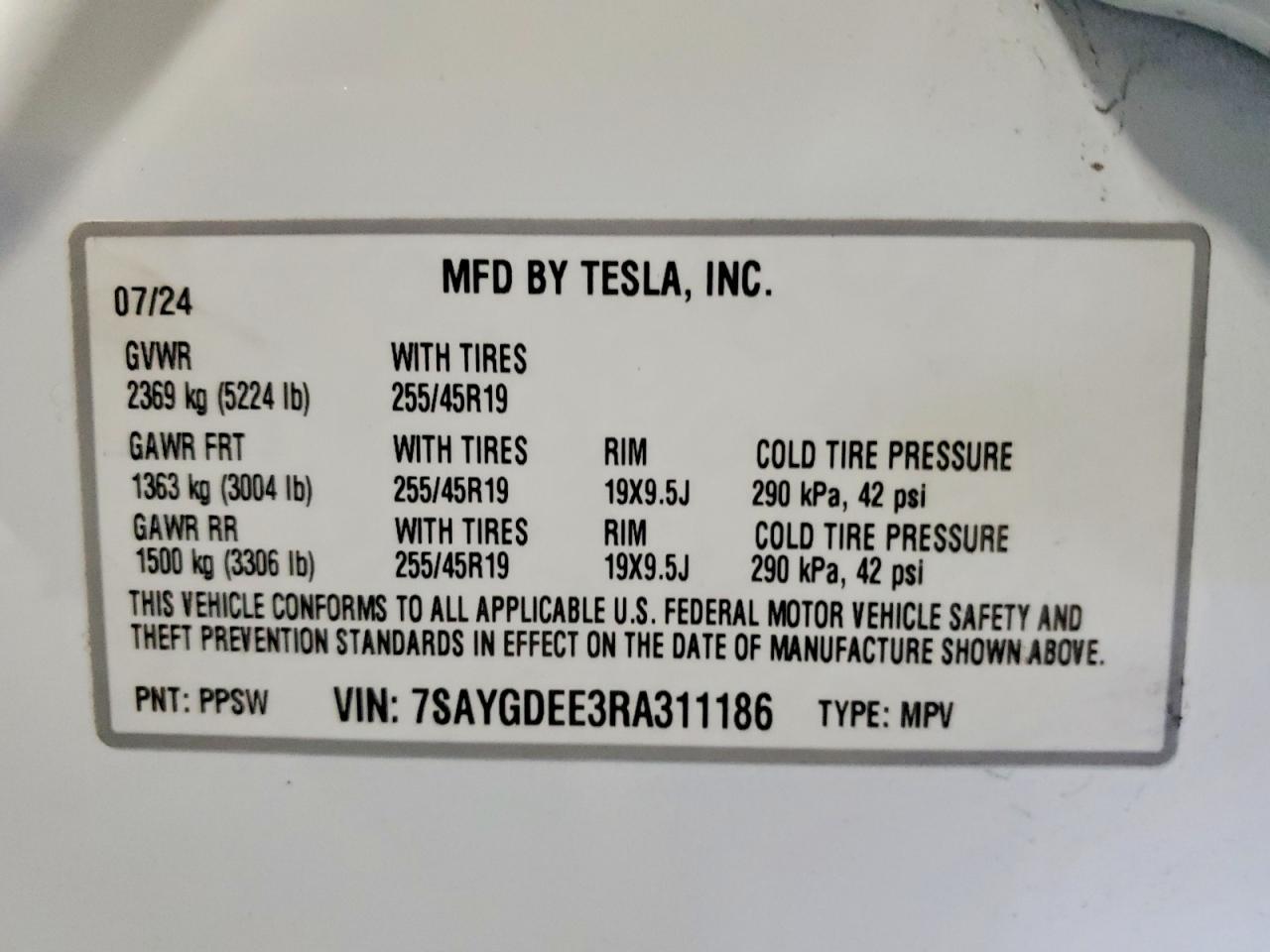 2024 Tesla Model y