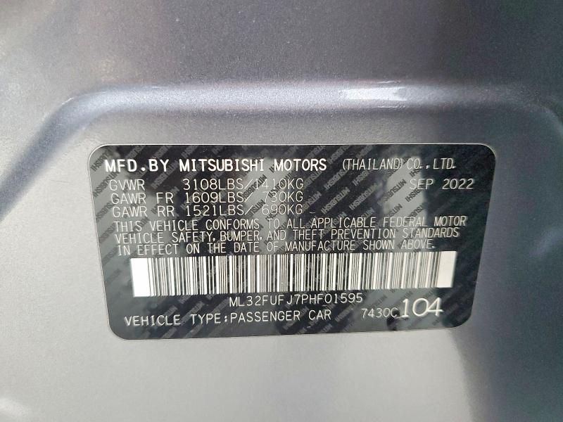 2023 Mitsubishi Mirage G4 es