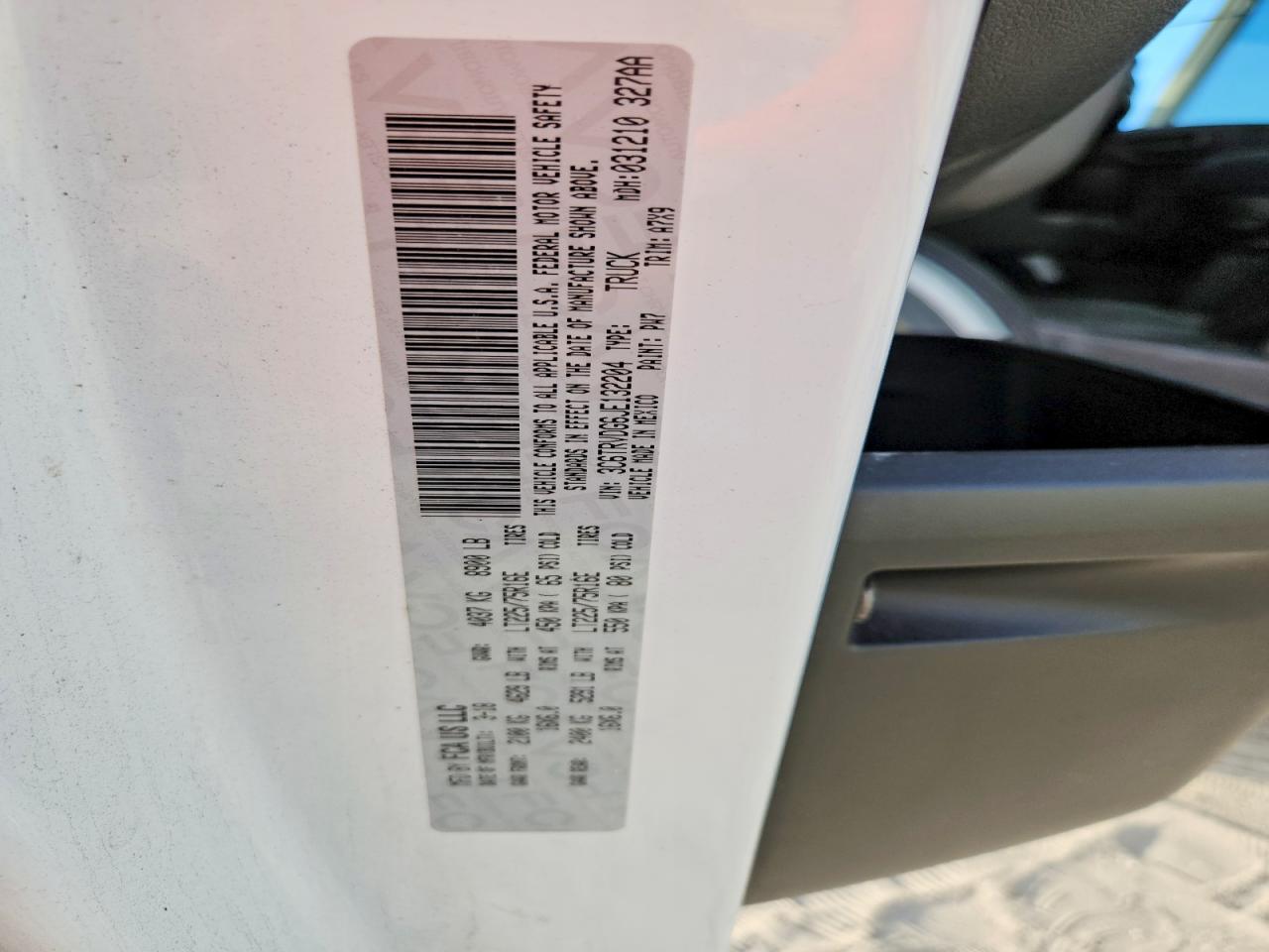 2018 Dodge RAM Promaster 2500 Delivery Van